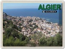 Blechschild 30x40 cm Algier Algerien Stadtteil Bologhine Bildmotiv Reisemotiv Abenteuer Reisen