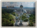 Blechschild 30x40 cm Brüssel Belgien Atomium Bildmotiv Reisemotiv Abenteuer Reisen