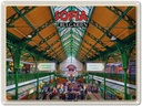 Blechschild 30x40 cm Sofia Bulgarien Markthalle Halite Bildmotiv Reisemotiv Abenteuer Reisen