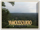 Blechschild 30x40 cm Yamoussoukro Elfenbeinküste Regenwald Bildmotiv Reisemotiv Abenteuer Reisen