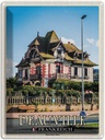 Blechschild 40x30 cm Deauville Frankreich Historisches Haus Abenteuer Reisen Urlaub