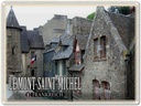 Blechschild 30x40 cm Le Mont-Saint-Michel Frankreich Altstadt Abenteuer Reisen Urlaub