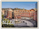 Blechschild 30x40 cm Nizza Frankreich Place Masséna Hauptplatz Abenteuer Reisen Urlaub