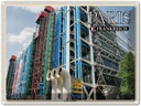 Blechschild 30x40 cm Paris Frankreich Centre Pompidou Abenteuer Reisen Urlaub