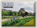 Blechschild 30x40 cm Paris Frankreich Jardin des Tuileries Park Abenteuer Reisen Urlaub