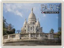 Blechschild 30x40 cm Paris Frankreich Sacré-Coeur de Montmartre Abenteuer Reisen Urlaub