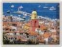 Blechschild 30x40 cm Saint-Tropez Eglise Notre-Dame-de Bildmotiv Reisemotiv Abenteuer Reisen