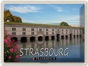 Blechschild 30x40 cm Strasbourg Frankreich Barrage Vauban Abenteuer Reisen Urlaub