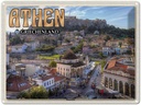 Blechschild 30x40 cm Athen Griechenland Monastiraki Bildmotiv Reisemotiv Abenteuer Reisen