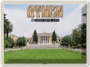 Blechschild 30x40 cm Athen Griechenland Zappeion Kongress Bildmotiv Reisemotiv Abenteuer Reisen