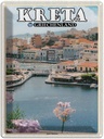 Blechschild 40x30 cm Kreta Griechenland Agios Nilolaos Bildmotiv Reisemotiv Abenteuer Reisen
