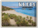 Blechschild 30x40 cm Kreta Griechenland Strand von Vai Bildmotiv Reisemotiv Abenteuer Reisen