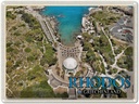 Blechschild 30x40 cm Rhodos Griechenland Quellen von Kallithea Bildmotiv Reisemotiv Abenteuer Reisen