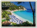 Blechschild 30x40 cm Samos Griechenland Lemonakia Beach Strand Bildmotiv Reisemotiv Abenteuer Reisen