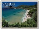 Blechschild 30x40 cm Samos Griechenland Psili Ammos Beach Bildmotiv Reisemotiv Abenteuer Reisen