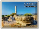 Blechschild 30x40 cm Samos Griechenland Tempel der Hera Bildmotiv Reisemotiv Abenteuer Reisen