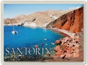 Blechschild 30x40 cm Santorin Griechenland Red Beach Strand Bildmotiv Reisemotiv Abenteuer Reisen