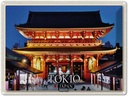 Blechschild 30x40 cm Tokio Japan Sensoji-Tempel Bildmotiv Reisemotiv Abenteuer Reisen
