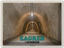 Blechschild 30x40 cm Zagreb Kroatien Der Gric-Tunnel Bildmotiv Reisemotiv Abenteuer Reisen