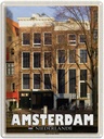 Blechschild 40x30 cm Amsterdam Niederlande Anne-Frank-Haus Bildmotiv Reisemotiv Abenteuer Reisen