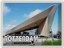Blechschild 30x40 cm Rotterdam Niederlande Hauptbahnhof Bildmotiv Reisemotiv Abenteuer Reisen