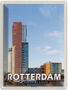 Blechschild 40x30 cm Rotterdam Niederlande Montevideo Bildmotiv Reisemotiv Abenteuer Reisen