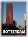 Blechschild 40x30 cm Rotterdam Niederlande Roter Apfel Bildmotiv Reisemotiv Abenteuer Reisen