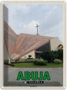 Blechschild 40x30 cm Abuja Nigeria Nationalkirche Bildmotiv Reisemotiv Abenteuer Reisen