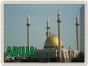 Blechschild 30x40 cm Abuja Nigeria Nationalmoschee Bildmotiv Reisemotiv Abenteuer Reisen