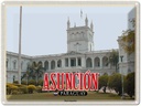 Blechschild 30x40 cm Asuncion Paraguay Regierungspalast Bildmotiv Reisemotiv Abenteuer Reisen