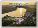 Blechschild 30x40 cm Bratislava Slowakei Burg von Devin Bildmotiv Reisemotiv Abenteuer Reisen