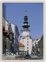 Blechschild 40x30 cm Bratislava Slowakei Michaelertor Abenteuer Reisen Urlaub