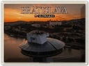 Blechschild 30x40 cm Bratislava Slowakei UFO-Aussichtsplattform Bildmotiv Reisemotiv Abenteuer Reisen