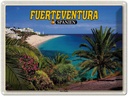 Blechschild 30x40 cm Fuerteventura Spanien Playa Jandia Meer Bildmotiv Reisemotiv Abenteuer Reisen