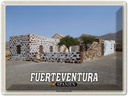 Blechschild 30x40 cm Fuerteventura Spanien Puerto Rosario Tefia Bildmotiv Reisemotiv Abenteuer Reisen