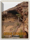 Blechschild 40x30 cm Gran Canaria Spanien Cenobio de Valerón Bildmotiv Reisemotiv Abenteuer Reisen