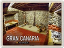 Blechschild 30x40 cm Gran Canaria Spanien Cueva Pintada Höhle Bildmotiv Reisemotiv Abenteuer Reisen