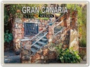 Blechschild 30x40 cm Gran Canaria Spanien Finca Montecristo Bildmotiv Reisemotiv Abenteuer Reisen