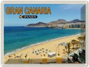 Blechschild 30x40 cm Gran Canaria Reisen Spanien Playa de las Canteras Bildmotiv Reisemotiv Abenteuer