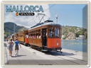 Blechschild 30x40 cm Mallorca Spanien Insel-Tram-Tranvia Bildmotiv Reisemotiv Abenteuer Reisen