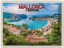 Blechschild 30x40 cm Mallorca Spanien Port de Sóller Urlaub Bildmotiv Reisemotiv Abenteuer Reisen
