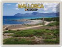 Blechschild 30x40 cm Mallorca Spanien Reisen Son Serra de Marina Meer Bildmotiv Reisemotiv Abenteuer
