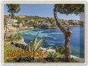 Blechschild 30x40 cm Mallorca Spanien Strand Meer Urlaub Stadt Bildmotiv Reisemotiv Abenteuer Reisen