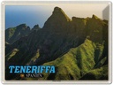 Blechschild 30x40 cm Teneriffa Spanien Anaga Gebirge Bildmotiv Reisemotiv Abenteuer Reisen