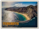 Blechschild 30x40 cm Teneriffa Spanien Playa de Las Teresitas Bildmotiv Reisemotiv Abenteuer Reisen