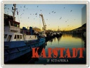 Blechschild 30x40 cm Kapstadt Südafrika Hafen Meer Boote Bildmotiv Reisemotiv Abenteuer Reisen