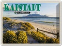 Blechschild 30x40 cm Kapstadt Südafrika Strand Meer Berge Bildmotiv Reisemotiv Abenteuer Reisen