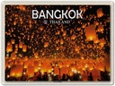 Blechschild 30x40 cm Bangkok Thailand Loy Krathong Lichterfest Bildmotiv Reisemotiv Abenteuer Reisen