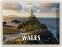Blechschild 30x40 cm Wales United Kingdom Anglesey Insel Meer Bildmotiv Reisemotiv Abenteuer Reisen