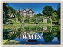 Blechschild 30x40 cm Wales United Kingdom Bodnant Garden Bildmotiv Reisemotiv Abenteuer Reisen